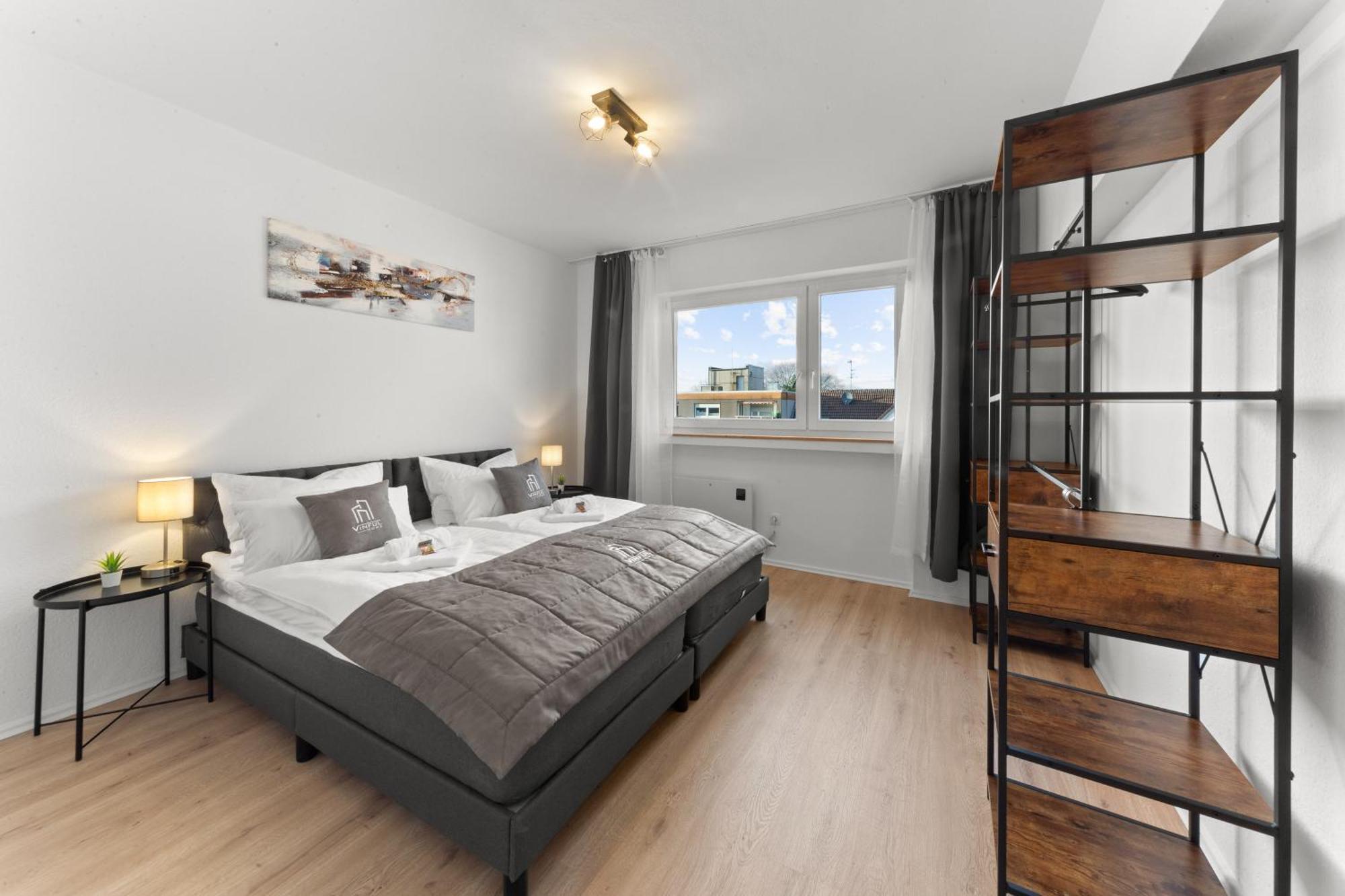 Vinful: Premium-apartment Mit Balkon Und Parkplatz * Muelheim an der Ruhr