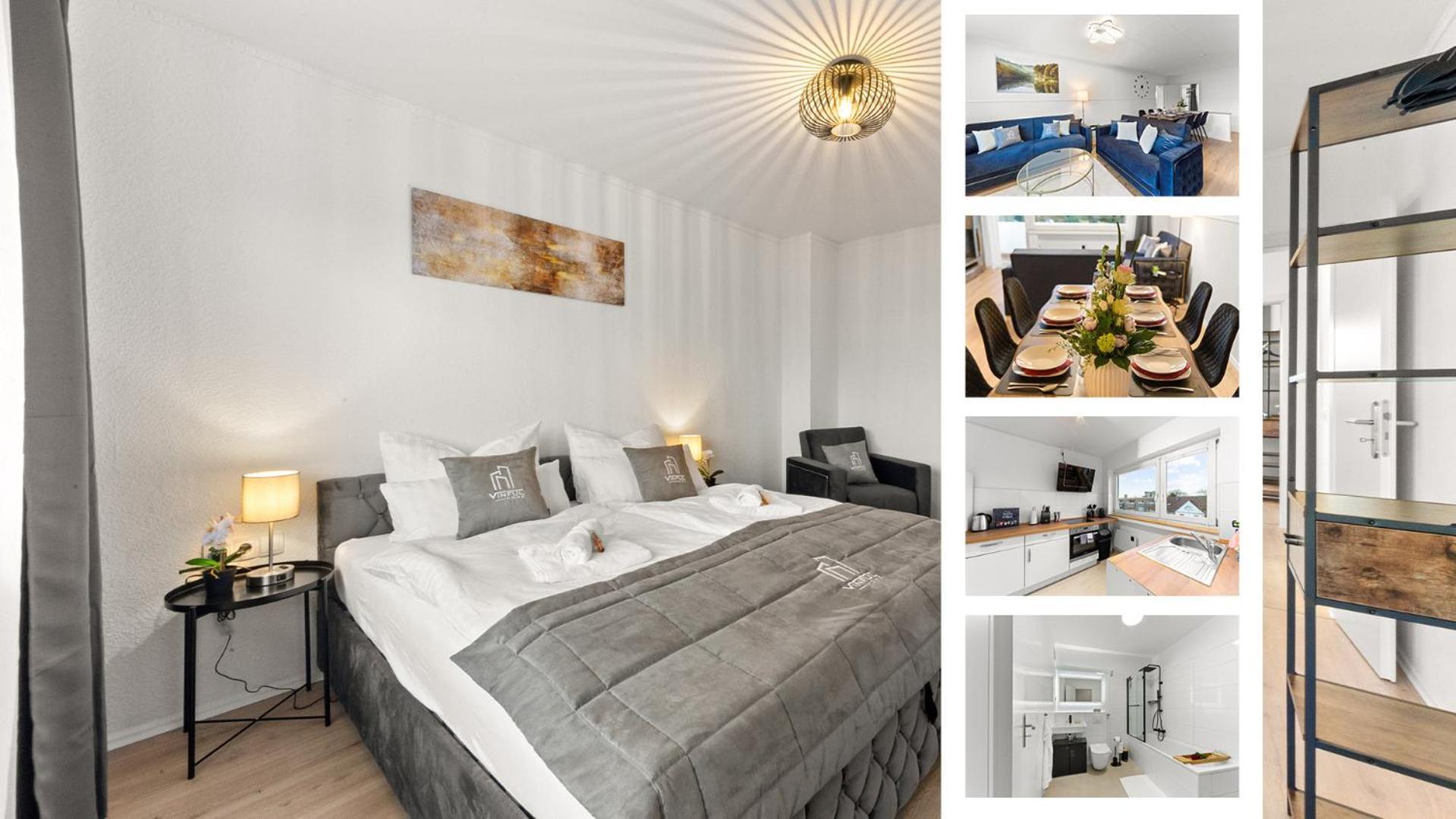 Vinful: Premium-apartment Mit Balkon Und Parkplatz Apartment Muelheim an der Ruhr